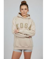 Stylewise - Applique Oversized Fleece Hoodie - Lyst