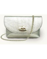 Apatchy London - The Mila Gold Leather Phone Bag - Lyst
