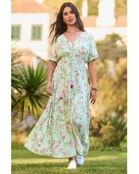 Joe Browns - Bold Summer Floral Shirred Waistband Maxi Dress - Lyst
