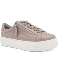 Jones Bootmaker - Amaliadawide Wide Fit Leather Platform Trainers - Lyst