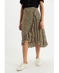 Louche - Mara Santa Fe Floral Midi Skirt - Lyst