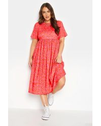 Yours - Smock Dress - Lyst