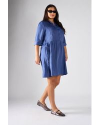 Shnoo - Midi Smock Dress - Lyst