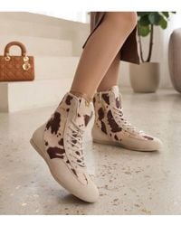 Love Lace - Everyday Round Toe Lace-Up Suede Hiker Boots - Lyst