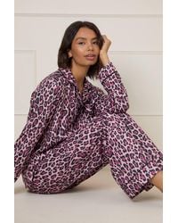 Dorothy Perkins - Tipped Long Sleeve Pyjama Set - Lyst