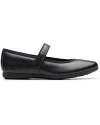 Clarks - Dance Wish Kid Mary Jane, Riptape, School Shoes - Lyst