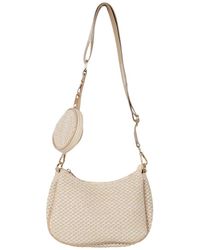 My Accessories London - Woven Crossbody Bag With Coin Purse - Lyst
