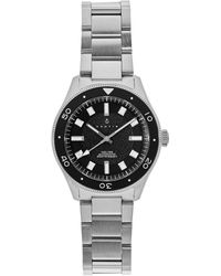 Nautis - Holiss Automatic Bracelet Watch - Black - Lyst