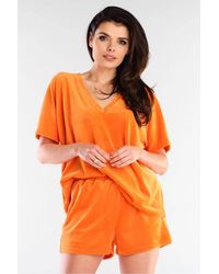 Love Lace - Velour Loose Fit Shorts Comfortable Crease Free - Lyst