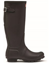 HUNTER - 'original Tall Back Adjustable' Wellington Boots - Lyst