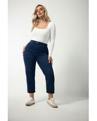 Yours - Denim Boyfriend Jeans - Lyst