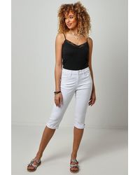 Joe Browns - Essentials Stretch Cotton Cropped Skinny Fit Capri Pants - Lyst