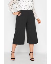Yours - Wide Leg Culottes - Lyst