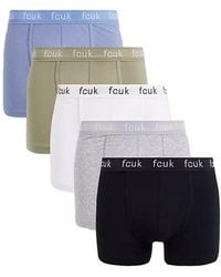 French Connection - 5 Pack Cotton Boxers - Lyst