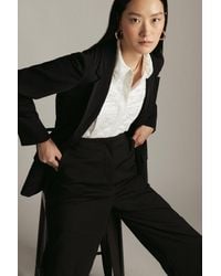 Karen Millen - Petite Soft Tailored Relaxed Blazer - Lyst
