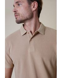 Threadbare - 'sedona' Waffle Cotton Jersey Polo Shirt - Lyst