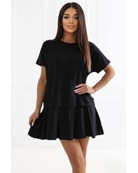 Love Lace - Summer Cotton Short Sleeve Fit & Flare Dress - Lyst