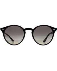 Ray-Ban - Round Polished Gradient 2180 - Lyst