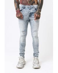 Good For Nothing - Cotton Acid Wash Skinny Denim Jeans - Lyst