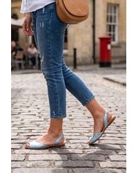 Spot on - Elastic Back Strap Flat Sandals - Lyst