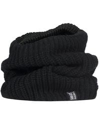 Heat Holders - Winter Warm Fleece Lined Chunky Knit Thermal Neck Warmer - Lyst