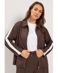 Yours - Side Stripe Jacket - Lyst