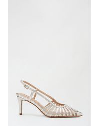 Dorothy Perkins - Wide Fit Silver Darby Court - Lyst