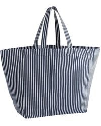 Westford Mill - Contrast Striped Beach Oversized Tote Bag - Lyst