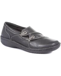 Pavers - Leather Slip On Shoe With Elastic Loop - Lyst