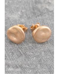 Otis Jaxon London - Round Sterling Stud Earrings - Lyst