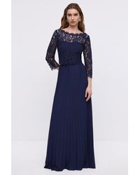 Coast - Petite Removable Lace Top Bandeau Bridesmaid Dress - Lyst