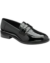 Ravel - Black 'enid' Patent Leather Loafers - Lyst