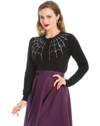 Banned Retro - Under Her Web Spell Cardigan - Lyst