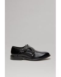 Burton - Premium Leather Monk Shoes - Lyst