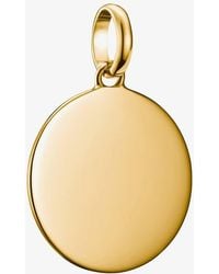 Thomas Sabo - Charm Club Connect Plated Large Round Charm Cc1273-413-39 - Lyst