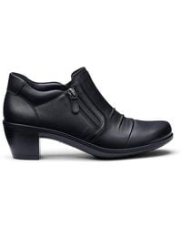 Hotter - Wide Fit 'Hutton' Heeled Shoes - Lyst
