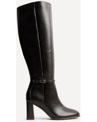 Linzi - Midtown Faux Leather Long Heeled Boot - Lyst