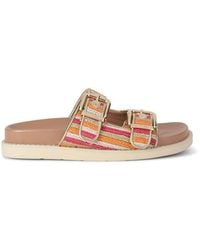 Carvela Kurt Geiger - 'Soprano Flat' Fabric Sandals - Lyst