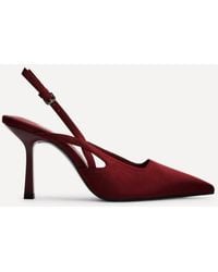 Linzi - Rhea Scuba Sling Back Court Heels - Lyst