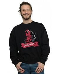 Marvel - Deadpool Chimichanga Finger Sweatshirt - Lyst