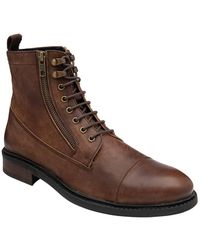 Lotus - 'Harry' Leather Zip-Up Boots - Lyst