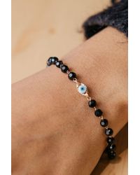 The Colourful Aura - Evil Eye Beads Indian Mangalsutra Protection Indian Nazaria Bracelet - Lyst