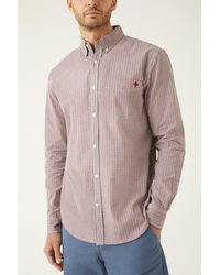 MAINE - Long Sleeve Heritage Check Shirt - Lyst