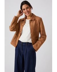 DAMART - Suedette Jacket - Lyst
