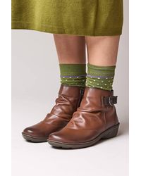 Moshulu - 'Bourbon 2' Slouchy Leather Ankle Boots - Lyst