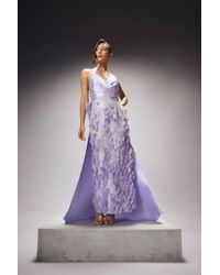Coast - Couture Halterneck Embellished Maxi Dress With Exaggerated Bow Back - Lyst