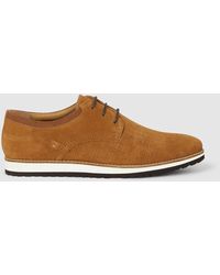 Red Herring - Suede Textured Colour Sole Derby - Lyst