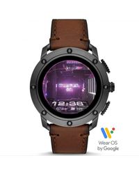 DIESEL ON - Axial Stainless Steel Digital Quartz Wear Os Watch - Dzt2032 - Lyst