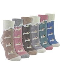 Sock Snob - 6 Pairs Thick Warm Wool Bed Socks - Lyst
