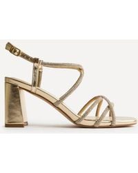 Linzi - Leyla Diamante Heeled Sandals - Lyst